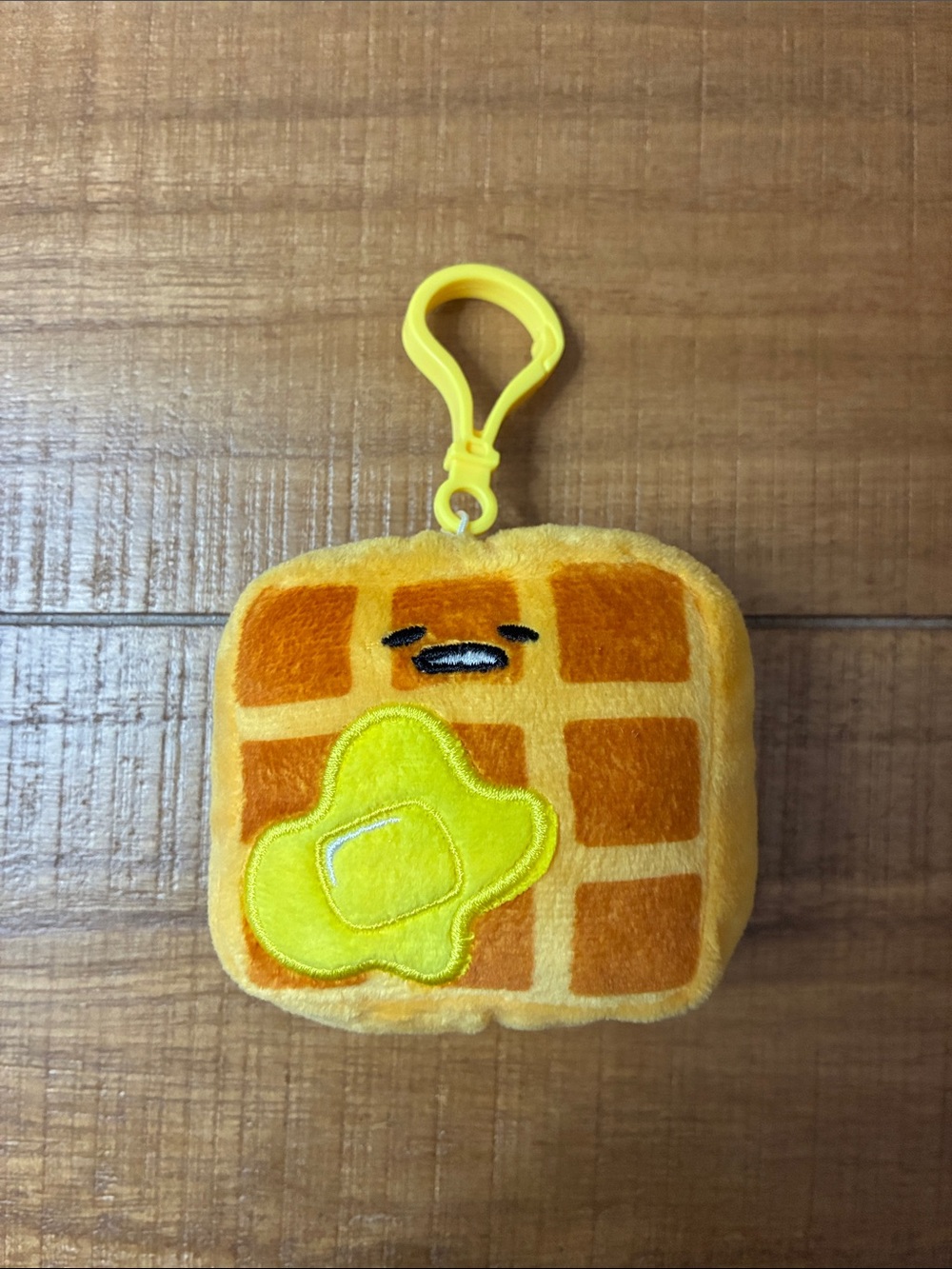 Sanrio Gudetama Rare Blind Box Plush Keychain - Breakfast Edition Waffle